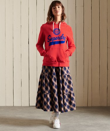 Script Style College Hoodie Image 2
