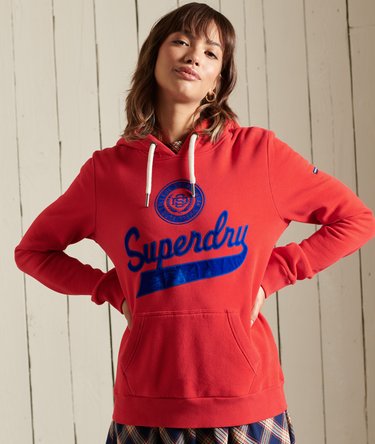 Script Style College Hoodie Image 1