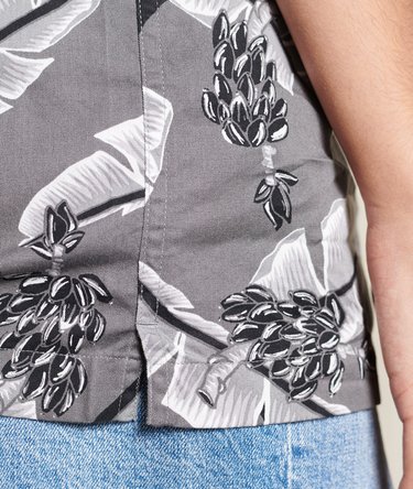 Oversized Boho Print Shirt Image 3