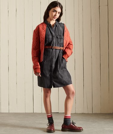 Tencel Oversized Shirt Dress Image 2