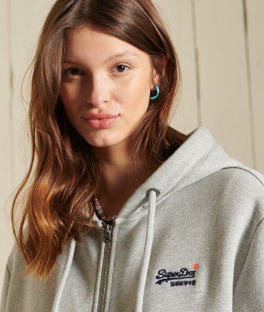 Loose Fit Orange Label Classic Hoodie Image 2