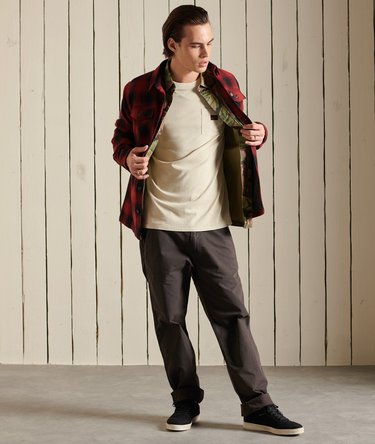 Organic Cotton Vintage Workwear Pocket T-Shirt Image 2