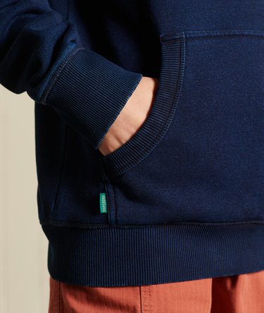 Loose Fit Vintage Logo Embroidered Hoodie Image 4