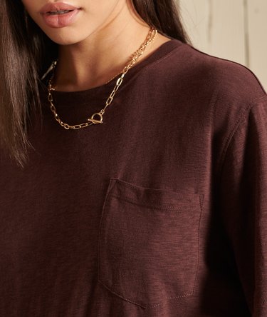 Organic Cotton Studios Boyfriend Pocket T-Shirt Image 2