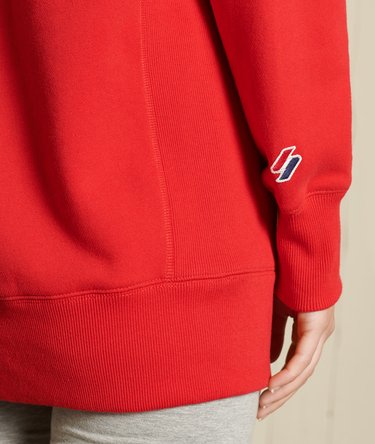 Sudadera oversize de cuello redondo Essential Image 3