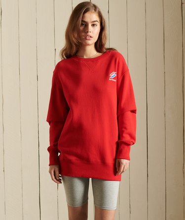 Sudadera oversize de cuello redondo Essential Image 1