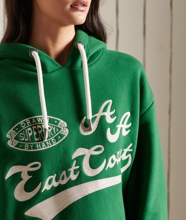 Oversized Collegiate Hoodie Image 2
