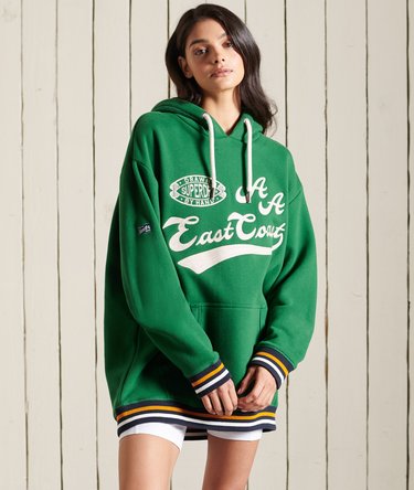 Oversized Collegiate Hoodie Image 1
