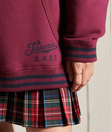 Oversized Collegiate Hoodie Image 4