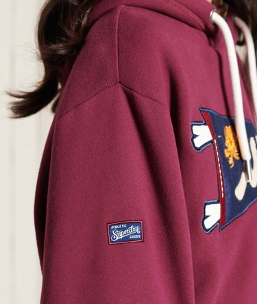 Oversized Collegiate Hoodie Image 3