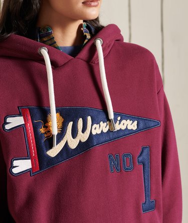 Oversized Collegiate Hoodie Image 2