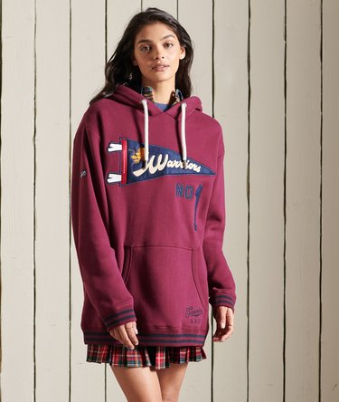 Oversized Collegiate Hoodie Image 1