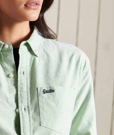 Oxfordskjorte i boyfriend-stil Image 2