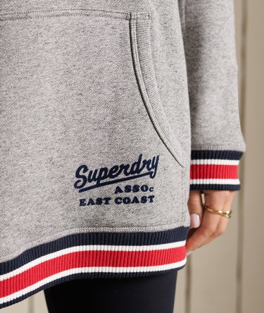 Sweat à capuche oversize Collegiate Image 3