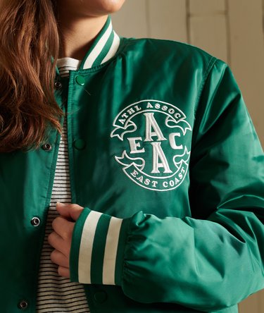 Varsity boyfriend bomberjack Image 3