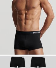 Duopak offset boxers van biologisch katoen
