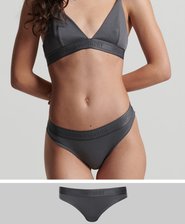 Organic Cotton Ribbed Bikini Brief