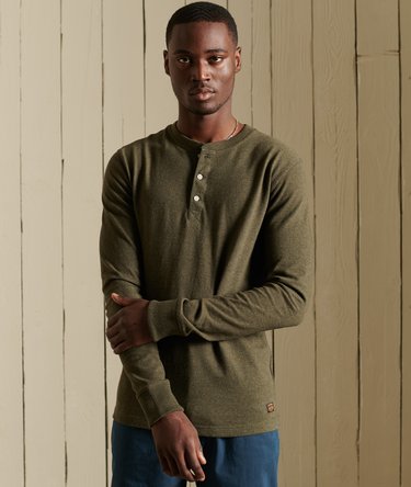 Organic Cotton Long Sleeve Henley Top Image 1