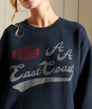 Collegiate Crew Sweatshirt Image 4