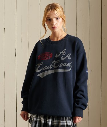 Collegiate Crew Sweatshirt Image 1