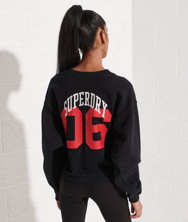 Sudadera de cuello redondo con manga murci&eacute;lago Varsity Arch Image 3