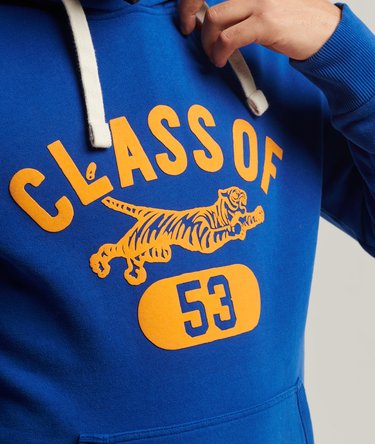 Vintage Script Style Collegiate Hoodie Image 6