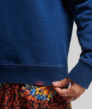 Organic Cotton Vintage Logo Crew Sweatshirt Image 2