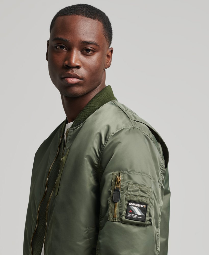 mens MA1 Bomber Jacket in SAGE GREEN | Superdry CA-EN
