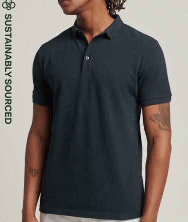 Organic Cotton Pique Polo Shirt Image 1