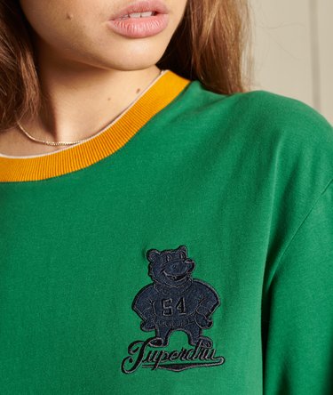 Collegiate T-Shirt in Übergröße Image 3