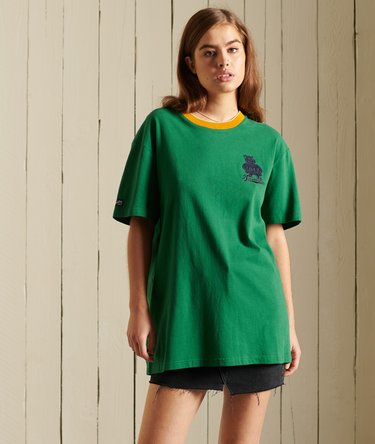 Collegiate T-Shirt in Übergröße Image 1