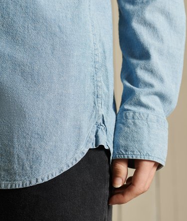 Camicia con vestibilità boyfriend Oxford Image 3
