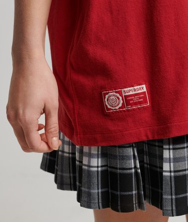 College Graphic Oversized T-Shirt Image 3
