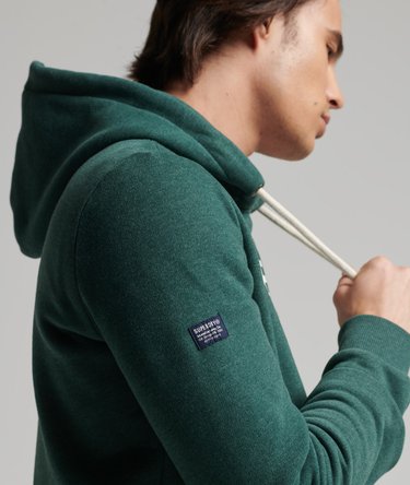 Sudadera jaspeada con capucha y logotipo Corporation Image 4