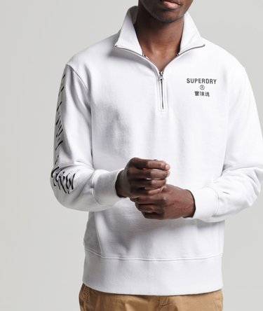 Code Core Sport-collegegenser med kort glidelås Image 2