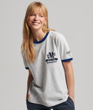 Vintage Athletic Ringer T-Shirt Image 2