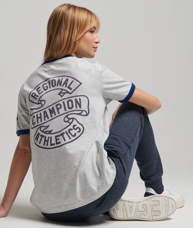 Vintage Athletic Ringer T-Shirt Image 3
