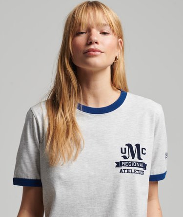 Vintage Athletic Ringer T-Shirt Image 1