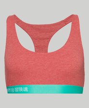 Brassière à logo Offset en coton bio