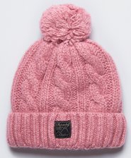 Tweed Cable Beanie