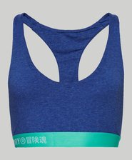 Brassière à logo Offset en coton bio