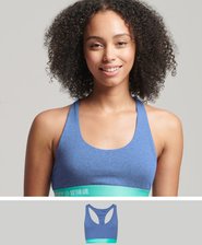 Brassière à logo Offset en coton bio