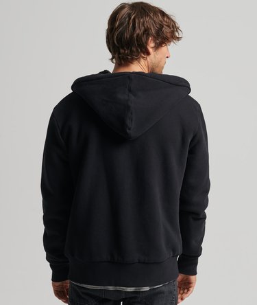 Hoodie met rits en borgvoering Image 3
