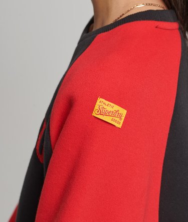 Vintage Collegiate Raglan Crew Sweatshirt Image 4