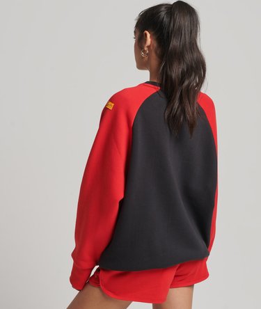 Vintage Collegiate Raglan Crew Sweatshirt Image 2