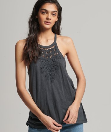 Vintage Jersey Lace Top Image 2