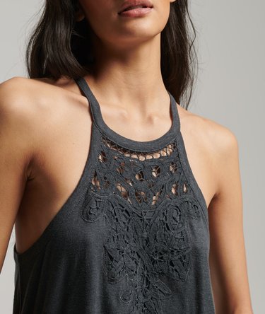 Vintage Jersey Lace Top Image 4