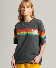 T-shirt rayé Vintage Cali