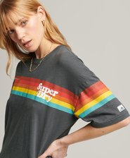 T-shirt rayé Vintage Cali