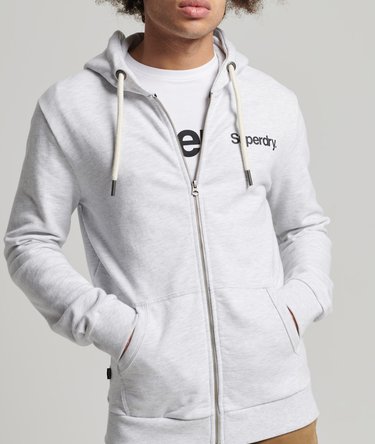 Vintage Core Logo Classic Zip Hoodie Image 3